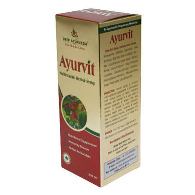 Deep Ayurveda Ayurvit Multivitamin Syrup - Limited Time Offer