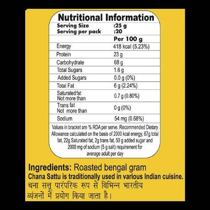 Patanjali Chana Sattu - Indyancart