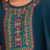 Dhiyona VV Women's Silk Blend Kurta Pant Dupatta Set