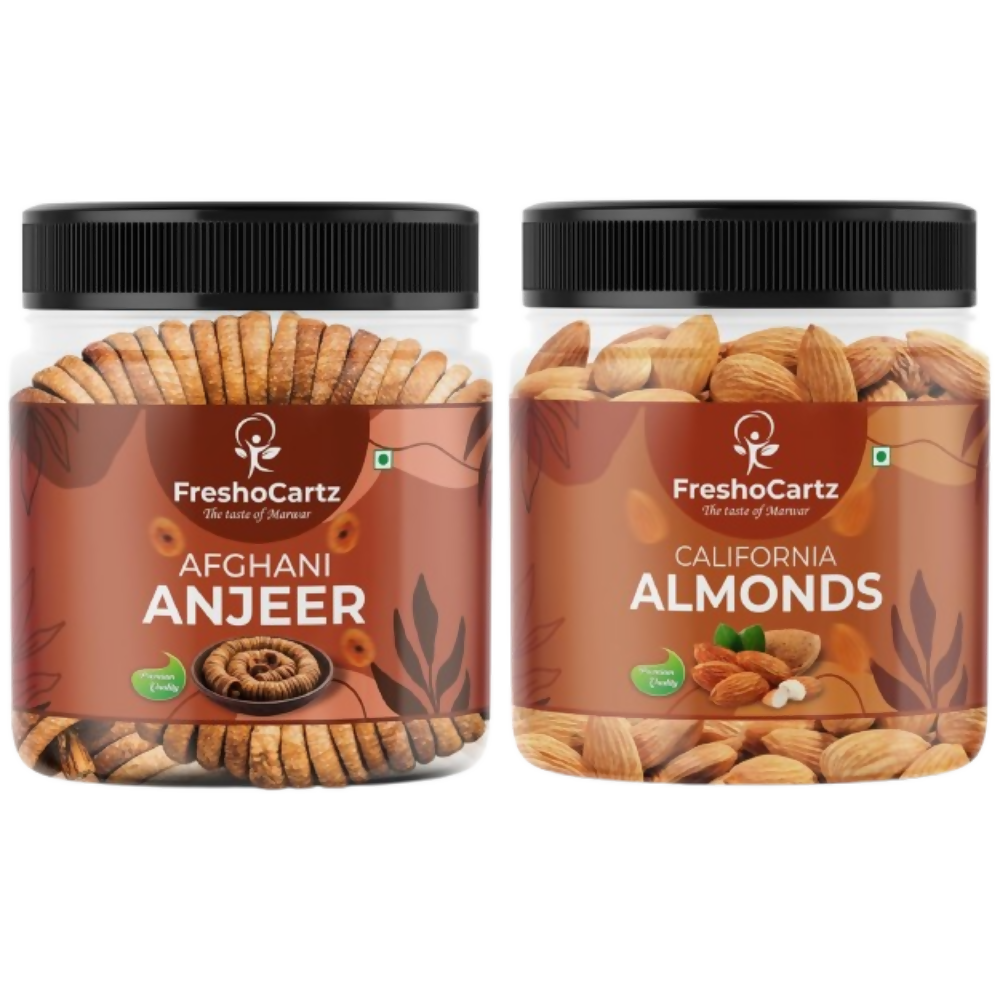 FreshoCartz Dry Fruits Combo - Anjeer & California Almonds