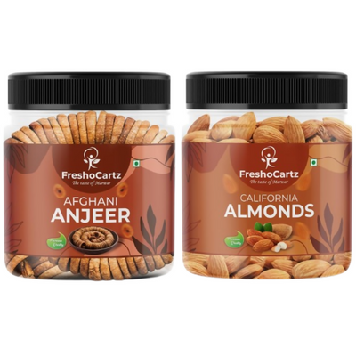 FreshoCartz Dry Fruits Combo - Anjeer & California Almonds