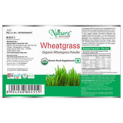 Naturz Ayurveda Wheatgrass Powder