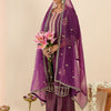 Dhiyona IE Women Ethnic Motifs Embroidered Regular Kurta with Palazzos & With Dupatta