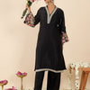 Dhiyona IE Women Floral Embroidered Regular Kurta with Palazzos