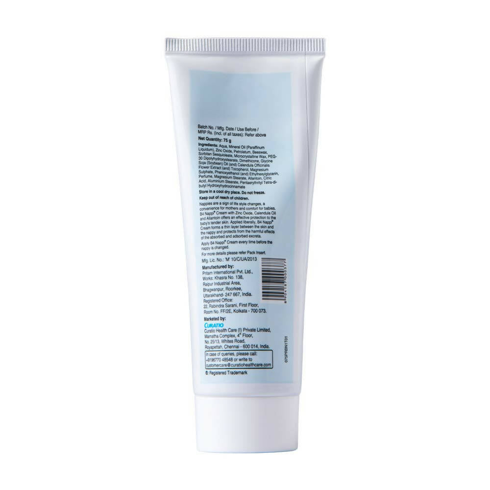 Curatio B4 Nappi Cream For Babies - Indyancart