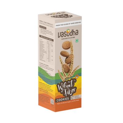 Vasudha Nurtured By Nature Wheat Fiber Millet Cookies