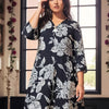 Indyancart IE Women Floral Printed Pure Cotton Kurta with Trouser