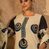 Dhiyona IE Women's Women Abstract Printed Cotton Kurta with Trousers & Dupatta