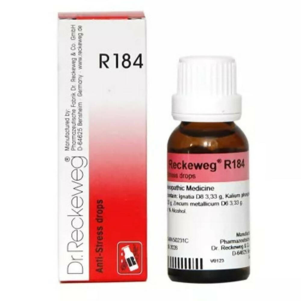 Dr. Reckeweg R184 -Anti Stress Drops - Indyancart
