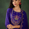 Dhiyona SN Women's Floral Embroidered A Line Kurta & Trouser With Dupatta