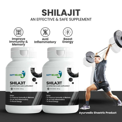 HappyMillions SJ Capsules ?Herbal Wellness Supplement for Vitality