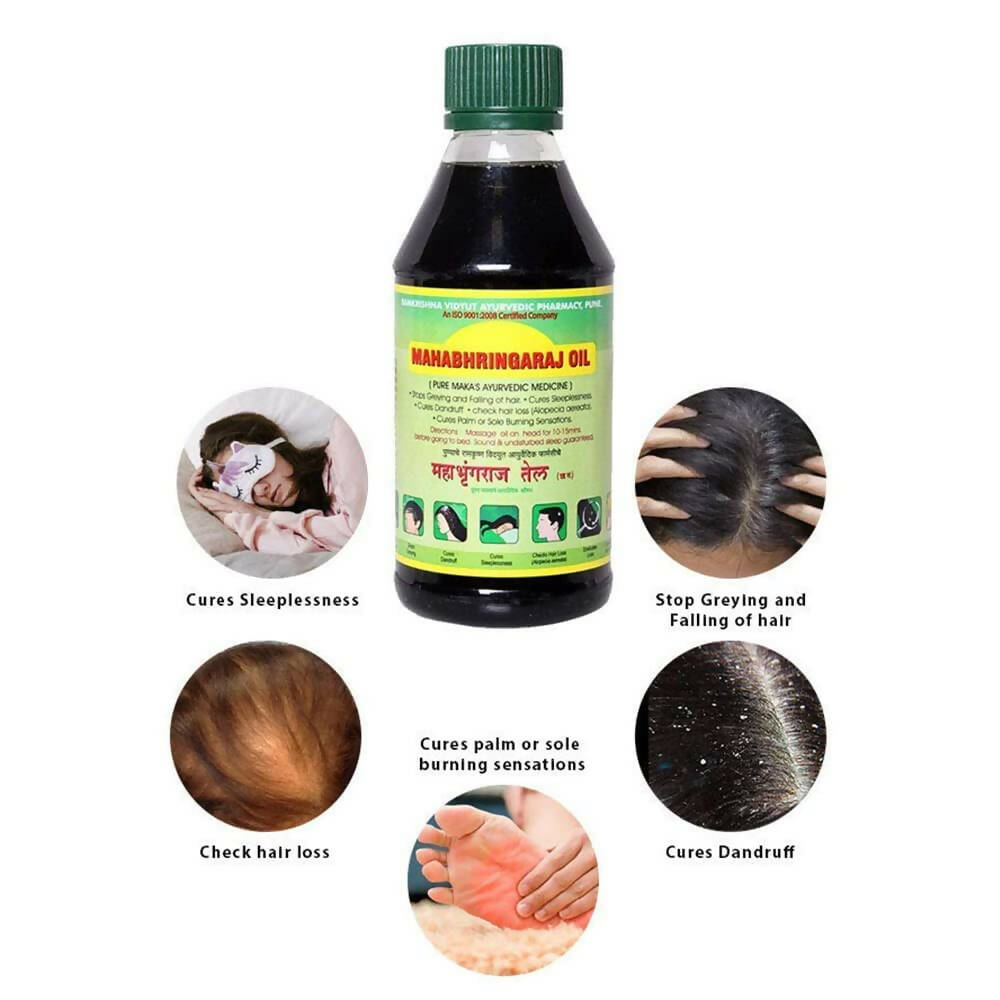MahaBhringaraj Ayurvedic Hair Oil - Indyancart