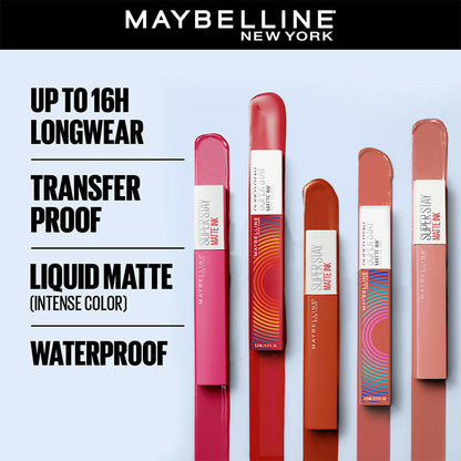 Maybelline New York Super Stay Matte Ink Liquid Lipstick - 245 Seeker
