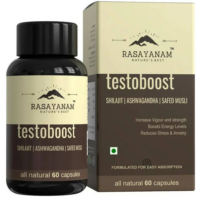Rasayanam Testoboost Capsules - Indyancart