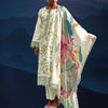 Dhiyona IE Women Floral Embroidered Regular Thread Work Kurta with Trousers & With Dupatta