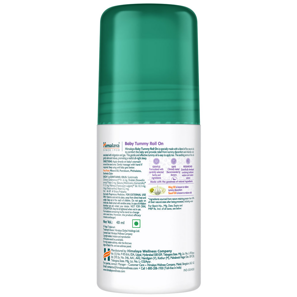 Himalaya Herbals Baby Tummy Roll On - Indyancart