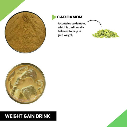Just Vedic Weight Gain Drink Mix - Indyancart