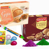 Bikano Panjeeri laddoo with Holi Gujia