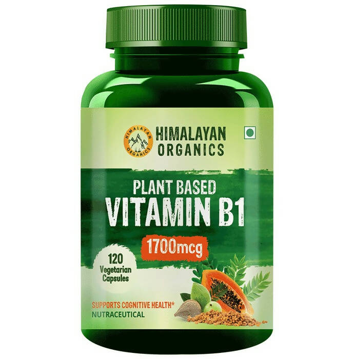 Himalayan Organics Plant-Based Vitamin B1 Capsules - Indyancart