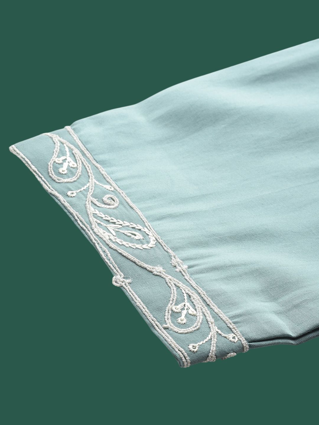Indyancart IE Women Floral Embroidered Regular Kurta with Trousers & With Dupatta