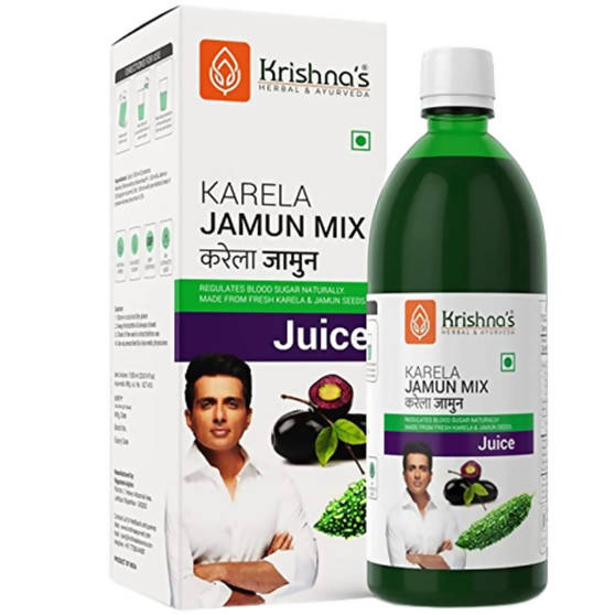 Krishna's Herbal & Ayurveda Karela Jamun Mix Juice - Indyancart