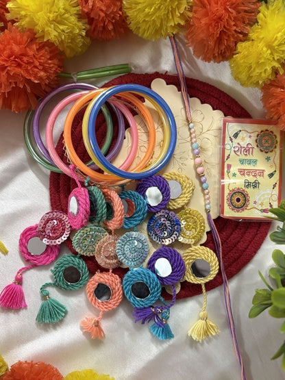 Anouk Set Of 2 Bangle Style Handcrafted Bhaiya Bhabhi Rakhi