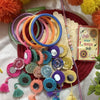 Dhiyona Set Of 2 Bangle Style Handcrafted Bhaiya Bhabhi Rakhi