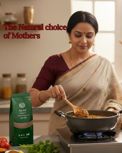 IKAI Organic Whole Masoor (Unpolished Red Lentil)