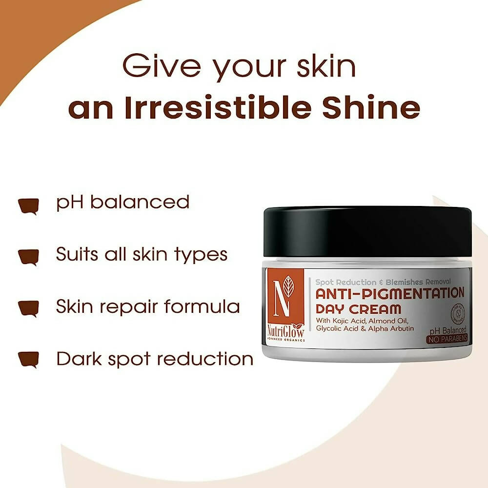 NutriGlow Advanced Organics Anti-Pigmentation Day Cream - Indyancart
