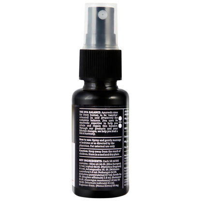 Jiva Ayurveda Arouse Oil bottle and dropper with Ayurvedic oil inside, used for natural aromatic skincare and wellness.