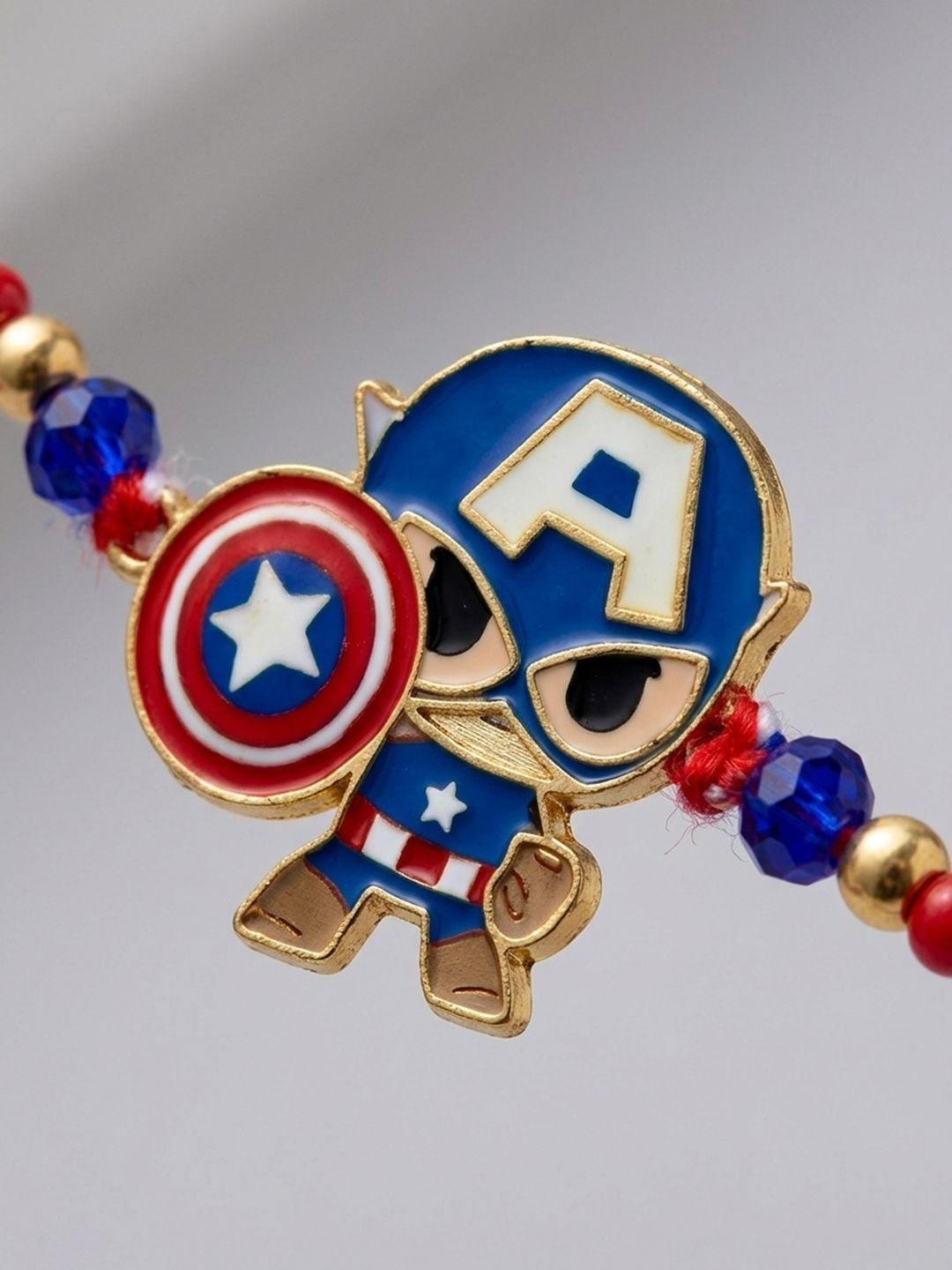 Anouk Kids Avengers Character Artificial Beads Thread Rakhi