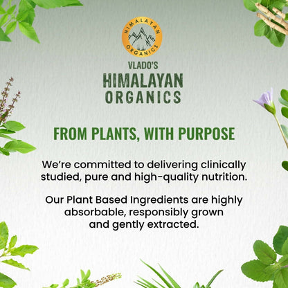 Himalayan Organics Vlado’s Plant Based 600iU Supplement Vitamin D3 + K2