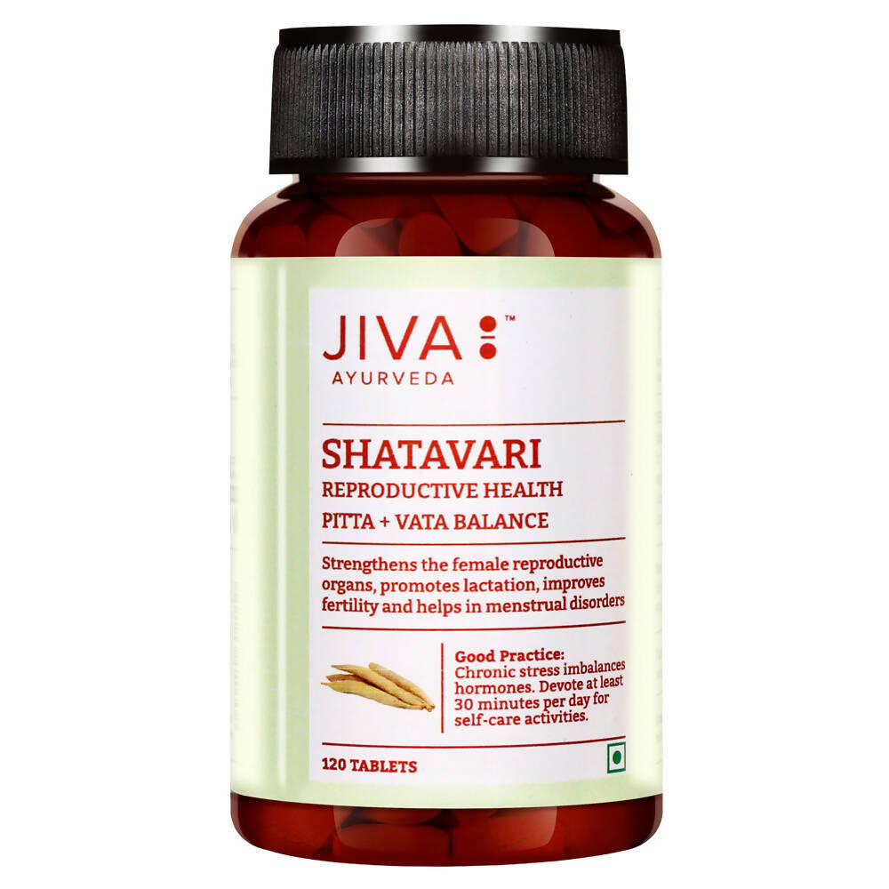 Jiva Ayurveda Shatavari Tablets - Indyancart