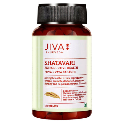 Jiva Ayurveda Shatavari Tablets - Indyancart