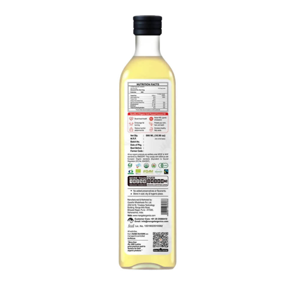 Mangal Organics Cold Pressed Coconut Oil