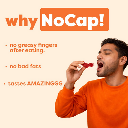 Nocap foods Zero Guilt Healthy Chips - Beetroot Masala