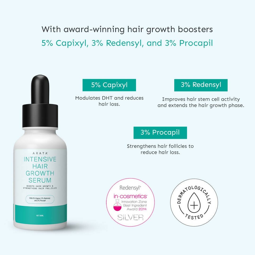 Arata Intensive Hair Growth Serum - Indyancart