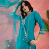 Dhiyona SN Women's Solid Embroidered Kurta with Trousers & Dupatta