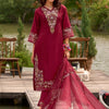 Indyancart IE Women Floral Embroidered Kurta with Trousers & Dupatta