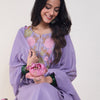 Dhiyona IE Floral Embroidered Notch Neck Pure Cotton Kurta & Trousers With Dupatta