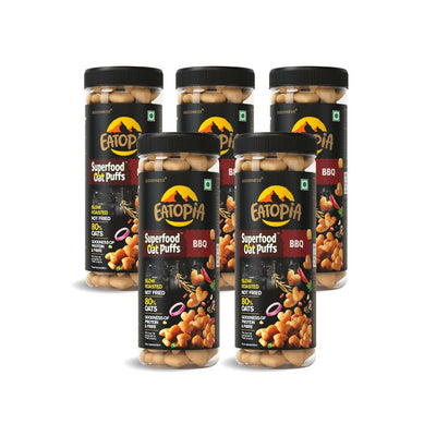 Eatopia Superfoods Oat Puffs - Masala Crunch