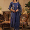 Dhiyona IE Women Paisley Embroidered Sequinned Kurta with Trousers & Dupatta