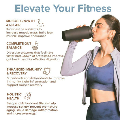 Wellbeing Nutrition Superfood Plant Protein-French Vanilla Caramel - Indyancart