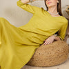 Dhiyona IE Embroidered Sequinned V-Neck Tunic With Trousers