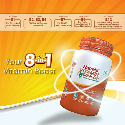 Patanjali Nutrela Vitamin B-complex Capsules - Indyancart