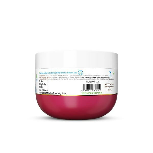 Mamaearth Beetroot Hydraful Light Moisturizing Cream with beetroot and hyaluronic acid for a hydrated, glowing pink complexion.