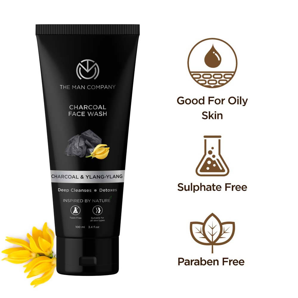 The Man Company Charcoal Face Wash - Indyancart