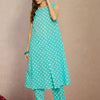 Indyancart IE Women Printed Regular Pure Cotton Kurta with Trousers