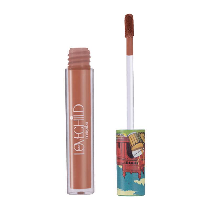 LoveChild By Masaba Gupta Mamma Mia Lush-Matte Lip Creme - Masala Chai - Indyancart