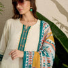 Dhiyona IE Ethnic Motifs Embroidered Thread Work Kurta with Trousers & With Dupatta